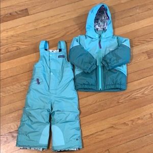 Patagonia Snow Pile Bibs and Jacket